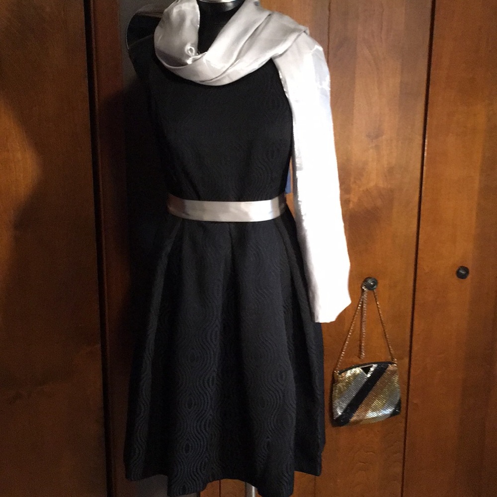 Evan Picone Little Black Cocktail Dress size 6